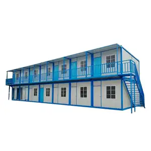 Container Room Hot Sell Prefab 20ft Steel Structure Flat Pack Prefabricated Mobile Living Expandable Modular Houses For Office