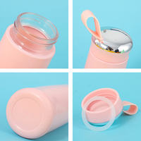 Grand magasin pas cher randonnée en plein air eau chaude froide enfants mignon cadeau nouveau beau Sport verre doublure créative bouteille d'eau Simple