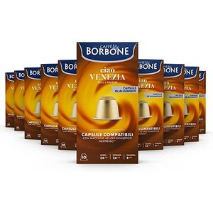 100 Capsule di Caffè Compatibili Nespresso Borbone Ciao Venezia per Macchine Monodose 0,15g/Capsula - Product Image 1