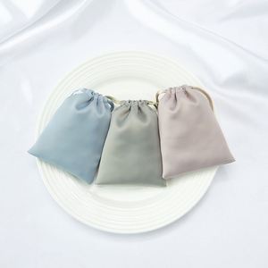 Promotional Eco-friendly Customized Design Large Capacity <b>Velvet</b> Jewelry Packaging Pouch Drawstring Lightweight Rectangle Shape - Product Image 5