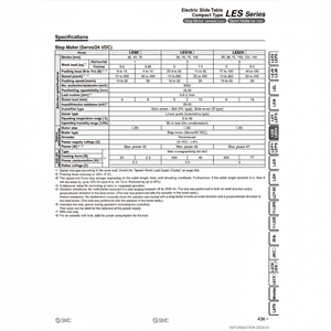 LES8DJ-30B-R51N5โต๊ะสไลด์ไฟฟ้านิวเมติก SMC - Product Image 1