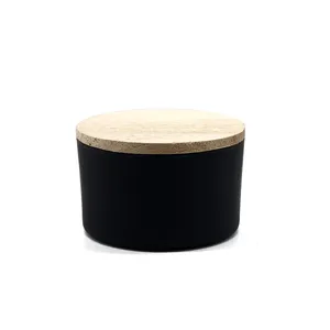 8oz,10oz,16oz,20oz glass candle holder, jar ,container with wooden lid,with pine lid, with granite,marble stone lid
