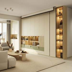 <b>TV</b> Rack Modern Cabinet Equipment Storage System for <b>Wall</b> <b>Mounted</b> Entertainment Centers and Media Devices Organization - Product Image 3