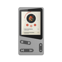 Hbnkh Nouveau lecteur de musique MP3 MP4 portable de conception spéciale 2,4 pouces 16 Go avec écouteurs, carte TF, lecture d'e-book, lecteur de musique Android
