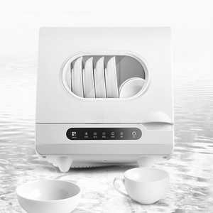 <span class=keywords><strong>Lavavajillas</strong></span> eléctrico de plástico inteligente para el hogar, totalmente automático, perezoso, multifuncional, instalación gratuita, capacidad de 4 juegos - Product Image 6