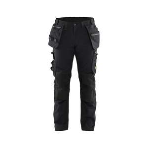 BLAKLADER - 179013709999C154 Pantalon Craftsman avec stretch Noir-PANTALON DE TRAVAIL EAN 7330509869376 PANTALON DE TRAVAIL CARGO - Product Image 1
