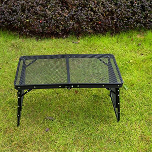 <span class=keywords><strong>Mesa</strong></span> de Camping de 3x2 pies de altura ajustable <span class=keywords><strong>con</strong></span> <span class=keywords><strong>mesa</strong></span> de parrilla <span class=keywords><strong>plegable</strong></span> de escritorio de malla <span class=keywords><strong>con</strong></span> 2 paneles de ala bolsa de malla para Picnic Camping barbacoa - Product Image 6