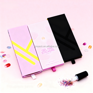 Tablero de papel personalizado, paquete de regalo, joyería, caja forrada personalizada, caja de embalaje de papel tisú para uñas, caja de cajón, embalaje - Product Image 1