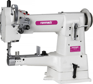 Machine à coudre industrielle RONMACK RM-335 à point noué, simple aiguille, cylindrique, triple entraînement, commande électronique, pour usine de confection - Product Image 1