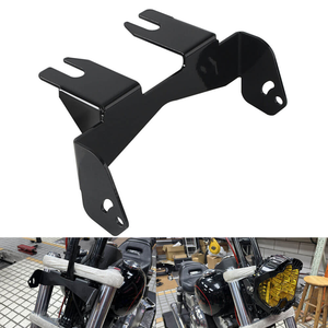 Kit combinado de soporte de luz auxiliar LED de montaje de barra 3,5 universal fácil de instalar para Harley Road <span class=keywords><strong>King</strong></span> Dyna Softail Street <span class=keywords><strong>Bob</strong></span> - Product Image 1