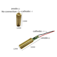 Module laser à points verts, haute luminosité, 532nm 50mw, laser de longue distance, accessoires de positionnement