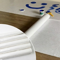 Rouleau de tissu non tissé auto-adhésif blanc imperméable pour la construction