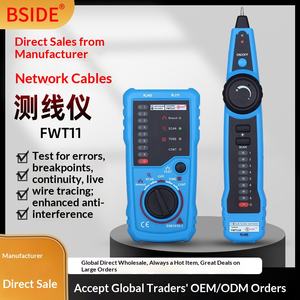 BSIDE FWT11 Détecteur de câbles réseau haute précision 9V, localisateur anti-interférences, détecteur de fils téléphoniques - Product Image 2