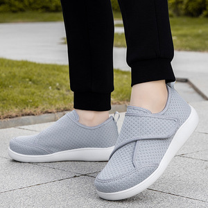 Zapatos de malla transpirable para mujer, sin cordones, para caminar, ligeros, cómodos, para diabéticas, de primavera. - Product Image 3