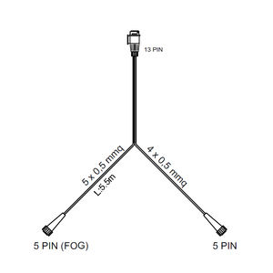 <span class=keywords><strong>Feux</strong></span> arrière LED étanches pour <span class=keywords><strong>remorque</strong></span> avec homologation ECE E Mark 12/24V, lentille PC, faisceaux de câblage et prise <span class=keywords><strong>13</strong></span> <span class=keywords><strong>broches</strong></span> - Product Image 5