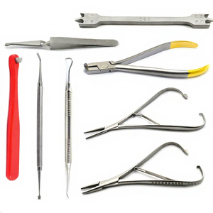 Juego de Instrumentos Dentales de Ortodoncia Profesionales Manuales de Acero Inoxidable Alemán, Clase I, Kit de Laboratorio Completo, CE ISO9001/13485 - Product Image 1