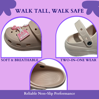 Sabots compensés en EVA pour femme, hauteur 7 cm, souples, respirants, antidérapants, sandales d'extérieur à bout fermé, chaussures à enfiler