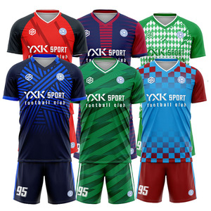 Jersey Sepak Bola Custom Original Grosir Luson, Bernapas, Cetak Digital, Cepat Kering, Kerah V, Lengan Pendek, 100% Poliester, Pria - Product Image 5