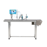 Máquina de codificación de inyección de tinta térmica de 0,5 pulgadas, código QR, número de logotipo, fecha de caducidad, impresora automática de chorro de tinta para fábrica de alimentos y bebidas