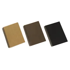 A5 Note Books Custom Wholesale Printed Classmate Double Wire A5 Spiral Kraft Notebook Note Books