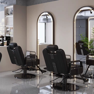 Sillón de Barbería Moderno Ustovian de Alta Calidad, Inclinable, Multifuncional, Muebles para Salón de Belleza - Product Image 2