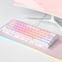 Accessoires informatiques Clavier mécanique filaire USB rétroéclairé RVB pour PC, idéal pour les joueurs et les jeux sur tablette