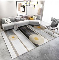 Tapis sur mesure, design moderne, tapis d'appoint en velours cristal pour salon