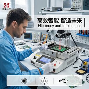 Interfaz de Usuario en Chino e Inglés, Operación con Pantalla Táctil, Programa de Reparación Inteligente Integrado, Estación de Retrabajo BGA de Alta Precisión - Product Image 2