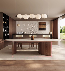 Meubles de salle à manger de haute qualité, <span class=keywords><strong>design</strong></span> moderne, <span class=keywords><strong>table</strong></span> à manger en <span class=keywords><strong>bois</strong></span> durable - Product Image 5