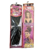 Lot de 2x Havana Curl Braids de 8 pouces, 20 mèches, en fibre basse température pour tresses au crochet, pour coiffures élégantes – Super Valeur en Gros