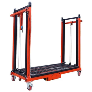 Plataforma Elevadora Eléctrica de 500 kg y 10 m, Elevación de <span class=keywords><strong>2</strong></span> a 6 <span class=keywords><strong>Metros</strong></span> para Construcción, Decoración, Mantenimiento, Andamio con Control Remoto - Product Image 4