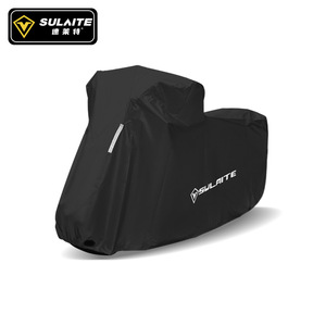 Sulaite Motorcycle Cover Black Silver Thickened Oxford <b>Cloth</b> Sun Rain <b>Dust</b> Proof Universal Scooter Protection Cover - Product Image 5