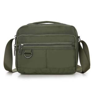 Sac Messager Portable Vintage Imperméable à Fermeture Éclair pour Homme avec Sangle de Mode pour Bandoulière et Utilisation Simple à Bandoulière - Product Image 1