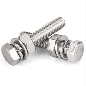 Sản xuất giá bán buôn tất cả các loại thép không gỉ hình lục giác bu lông và Nuts Vít Máy giặt Metric - Product Image 5