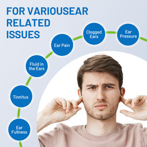 Dispositivo per il Sollievo della Pressione Auricolare, Soffiatore per Tubo di Eustachio, Bilanciamento della Pressione Auricolare, Migliora l'<span class=keywords><strong>Acufene</strong></span> per Viaggi in Aereo, Immersioni e Nuoto - Product Image 2