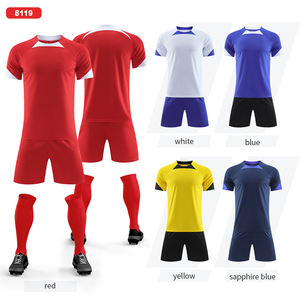 Kunden spezifische bequeme Fußball hemden mit Stickerei & kunden spezifischem Sublimation druck Digitales Logo/Muster - Product Image 5