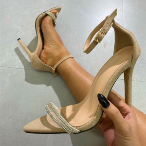 Shoes Women Slippers 2023 New High <b>Heels</b> Women's <b>Red</b> Sandals <b>Heel</b> Summer Fashion Sandales Femmes - Product Image 5