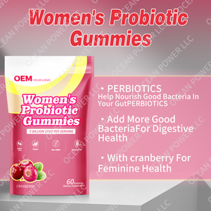 Gomitas Probióticas para Mujeres de Marca Privada OEM, Beneficios para la Belleza, Suplemento de Salud Femenina de Grado Alimenticio Premium - Product Image 4