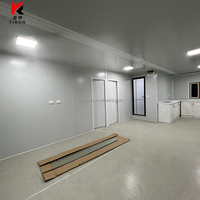 Bâtiment Modulaire Extensible en Acier Galvanisé de 20 et 40 pieds au Design Moderne pour Habitation, Bureau et Appartement, Résistant aux Ouragans