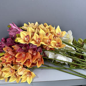 3D仿真花印花高品质家居装饰花婚礼布置窗装饰虹膜花 - Product Image 2