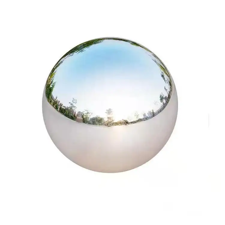 Reflective Garden Sphere Floating Pond Balls benutzer definierte Edelstahl perle hohle Edelstahl kugel