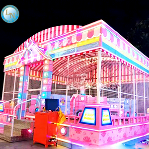 Molino de Viento de Fibra de Vidrio y Acero con Bola de Agua, Atracción para Parques de Diversiones y Centros Comerciales, al Mejor Precio |   16 Asientos para Niños - Product Image 1