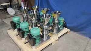 Petit <span class=keywords><strong>moulin</strong></span> colloïdal automatique en acier inoxydable pour fèves de cacao Broyeur à plume de cacao Fraiseuse à fèves de cacao - Product Image 5