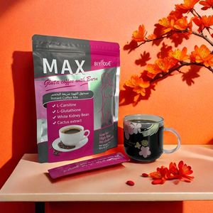 <span class=keywords><strong>Café</strong></span> para Adelgazar Biyode Max Gluta Burn Mix, Natural, con Vitamina C, Bajo en Grasas y Alto en Fibra, para Hombres Africanos, Dieta China, 28 Días, ¡Oferta! - Product Image 1