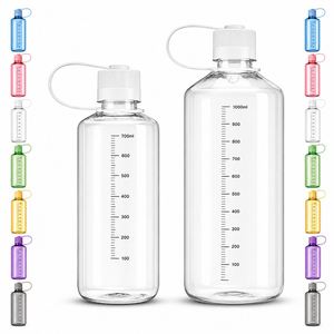Custom 700ml 1000ml <b>Plastic</b> Gym Water Bottle with Narrow Mouth Lid BPA-Free Reusable Sports Water Bottle <b>Drinkware</b> - Product Image 1