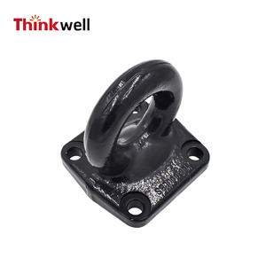 Vente en gros <span class=keywords><strong>anneau</strong></span> de pincement de Lunette de remorque en acier forgé peint noir de 3 pouces - Product Image 2