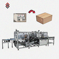 Machine d'emballage numérique automatique haute efficacité pour boîtes de produits alimentaires, faible dommage au produit, manutention douce, télécommandée