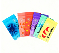 Sachet Doypack Personnalisé en Mylar avec Fermeture Zip Refermable, Adapté au Micro-ondes, Impression Numérique Personnalisée, Anti-Odeur pour Stockage Alimentaire (Sushi)