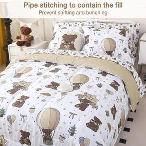 <span class=keywords><strong>Lenzuola</strong></span> e piumino per <span class=keywords><strong>bambini</strong></span> set sonno souther battito cardiaco orso coperta piumone - Product Image 5