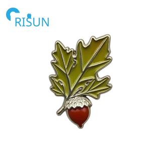 Fabricación personalizada otoño cono broche lindo dibujos animados Bellota Pino solapa pines insignia - Product Image 6